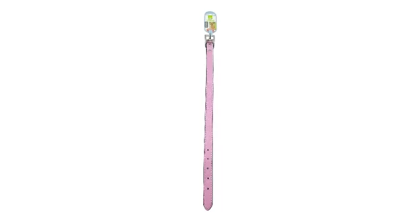 Růžový obojek 33-41.5 cm x 2 cm