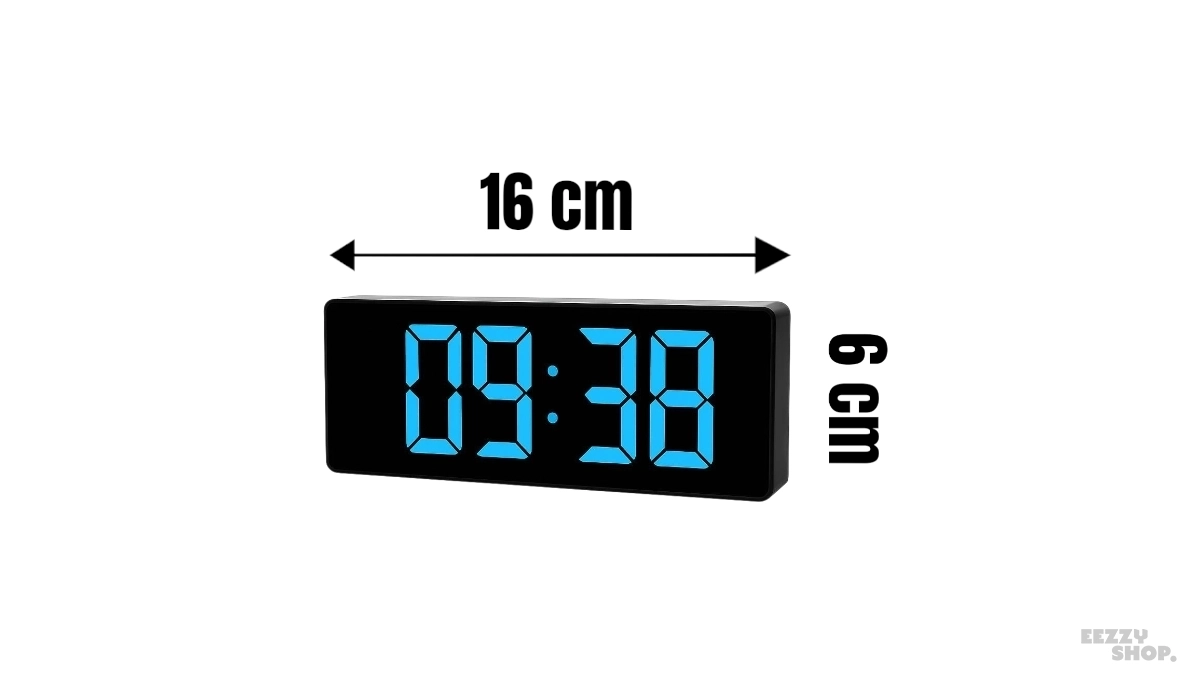Multifunkční digitální budíky Verk 27437 rozměry