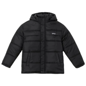 zimní péřová bunda pánská černá puffer