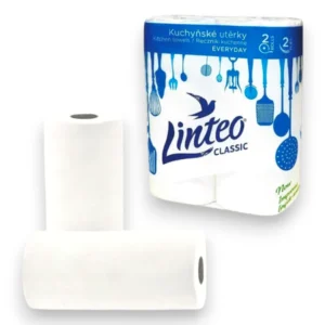 Linteo kuchyňské papírové útěrky classic 2 ks