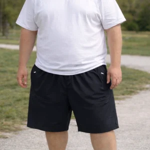 pánské kraťasy nadměrné velikosti černy
