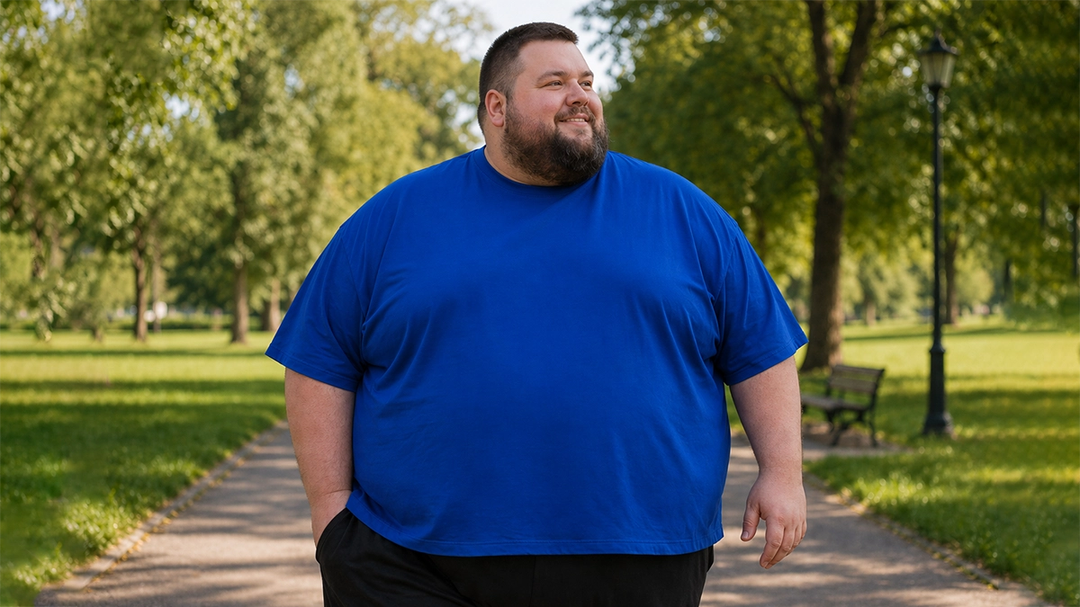 Bavlněné pánské tričko nadměrné velikosti 5XL-15XL royal blue